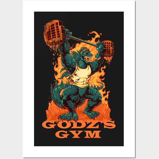 Godz's Gym Wall Art by FlylandDesigns